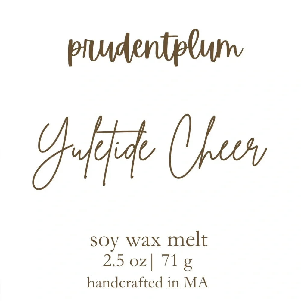 Yuletide Cheer Soy Wax Melt  2.5 oz | Melts For Wax Warmer Clamshell